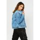 Midwash Collarless Denim Jacket