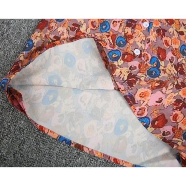 Romantic Print Short Sleeve Top