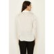 Ivory Bow Detail Long Sleeve Blouse